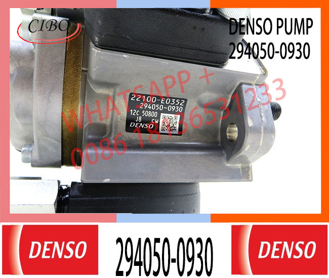 Construction hinery Parts Diesel Common Rail Fuel Pump 294050-0930 22100-e0350 22100-e0351 2210