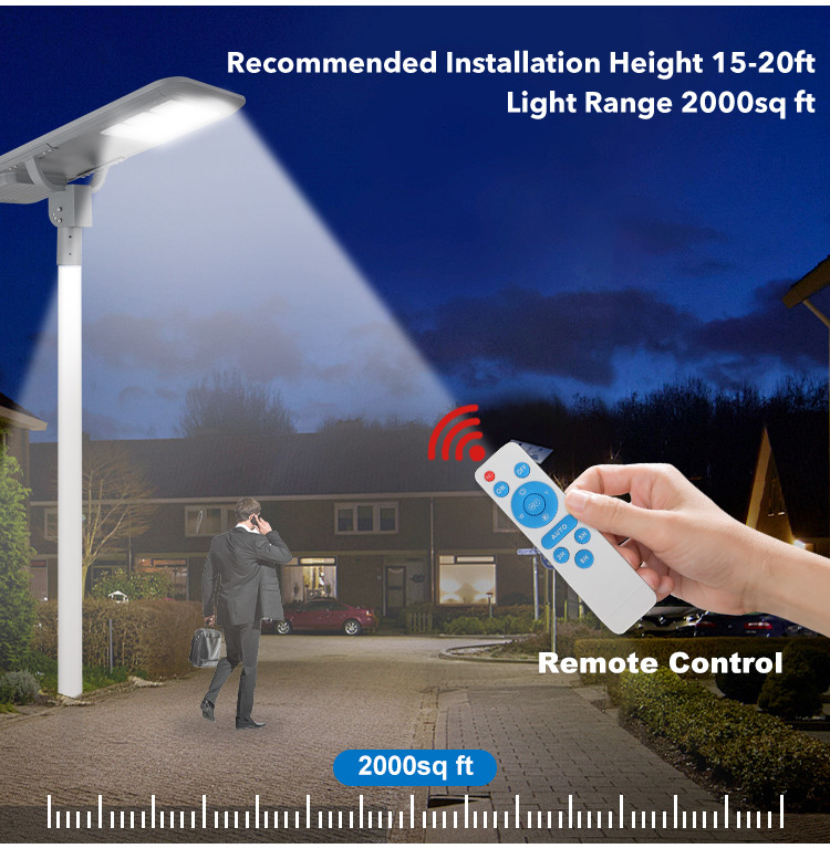 Outdoor Integrated All In One Led Solar Street Light 6000-6500K 400w 600w 800w 1000w 1200w