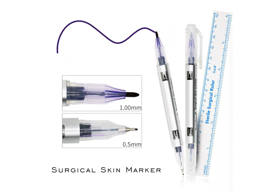 Manufacturer Cosmetic Accessories Non-toxic tattoo makeup surgery marker gun eyebrow skin marker pen