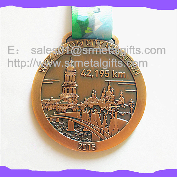 Engraved Metal Marathon Challenge Medals