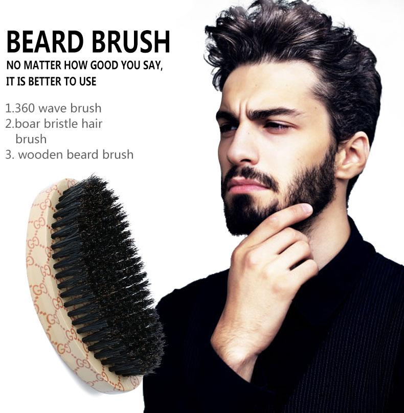 360 Layer Hair Waves Paddle Brush with Customized Color from Abeis in Haruki Wood