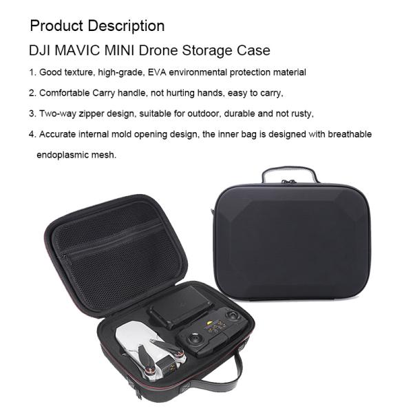 RoHS Custom Eva Case , 27*20*9cm Jacquard Dji Mavic Mini Case