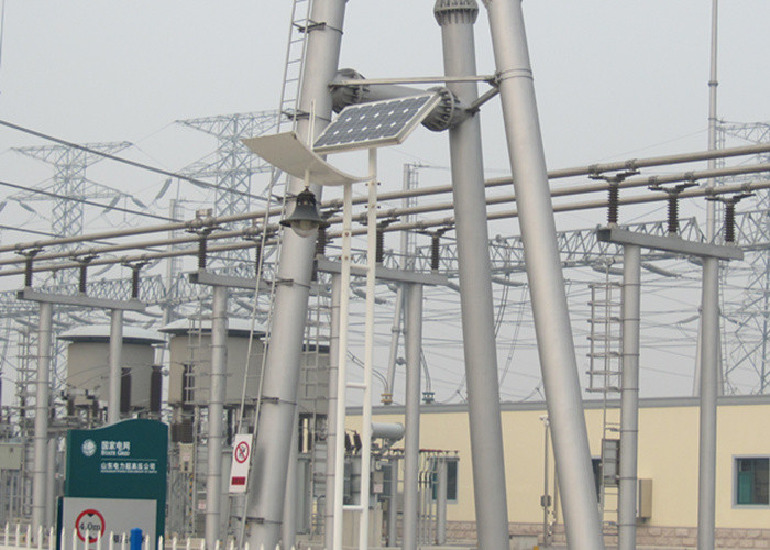ASTM A36 Hot dip Galvanized Substation Steel Tubular Structures, Beam and Gantry Frame Structures