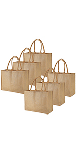 Burlap Tote Bag