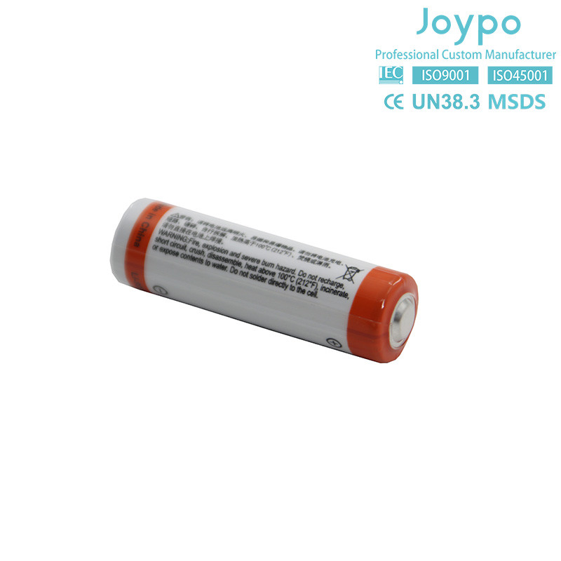 Cylindrical AA ER14505M 3.6V Lithium Battery Cell 2000mAh Low Self Discharge Rate