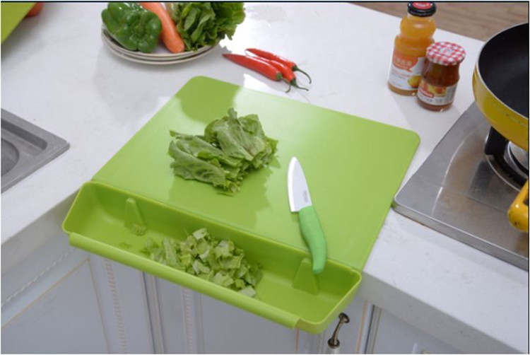 Detachable Custom Plastic Cutting Boards Household With Vegetable Basket