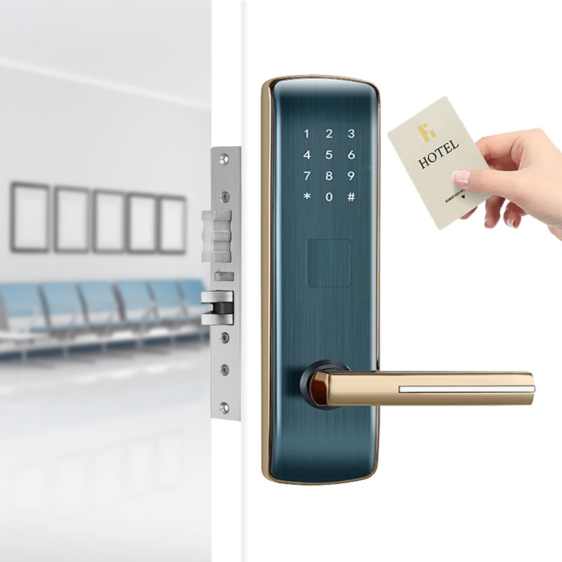 TTLock APP Apartment Door Lock Alkaline Battery FCC With Touch Screen Keypad