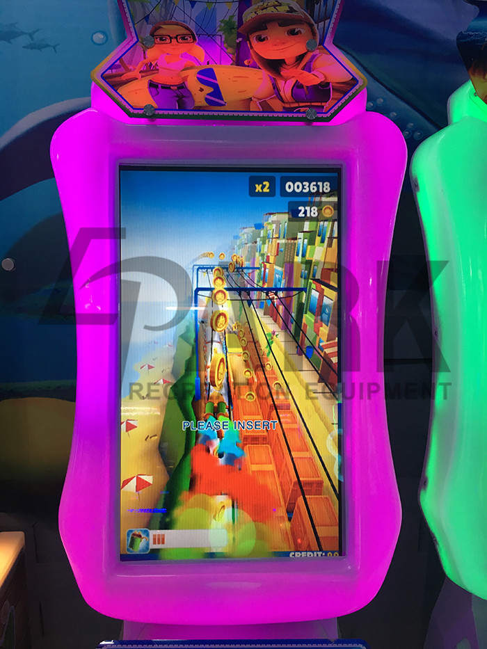 Subway Parkour Electronic Redemption Game Machine / Video Arcade Games Machines