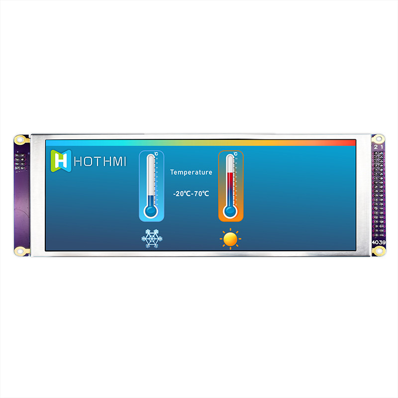 7.84 Inch Bar Style IPS TFT LCD Display 1280x400 MCU For Car Monitor