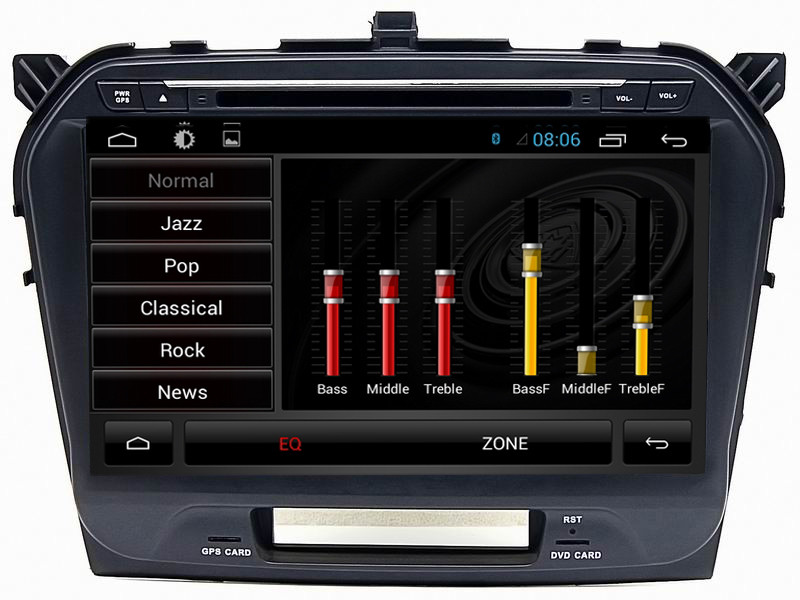 Ouchuangbo car radio 10.1 inch android 6.0 for Suzuki Grand Vitara 2016 with steering wheel control bluetooth USB
