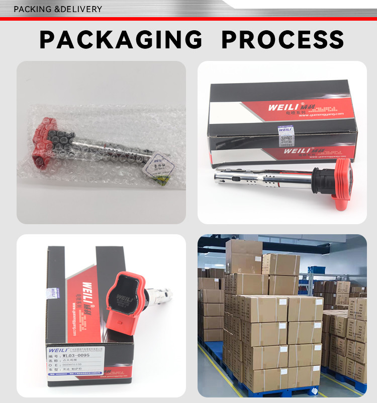 06B905115R VW Bora Ignition Coil For VW Bora Golf IV New Beetle PassatSeat Audi A3 A4 A6