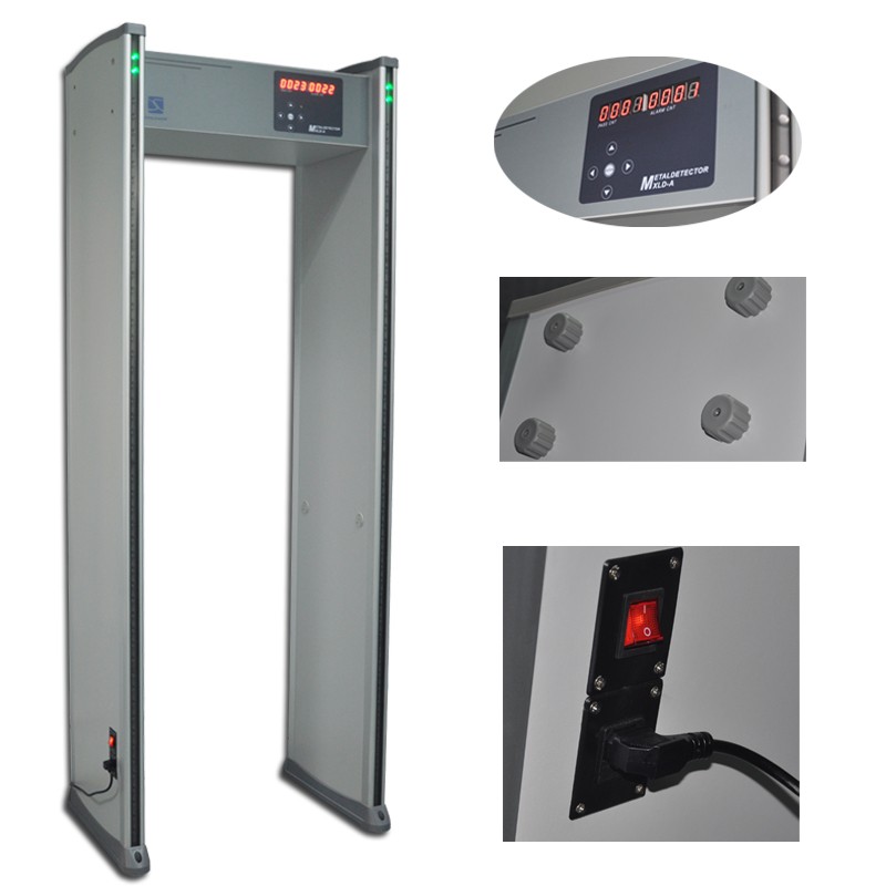 18 zones archway walk through metal detector for airport made in china