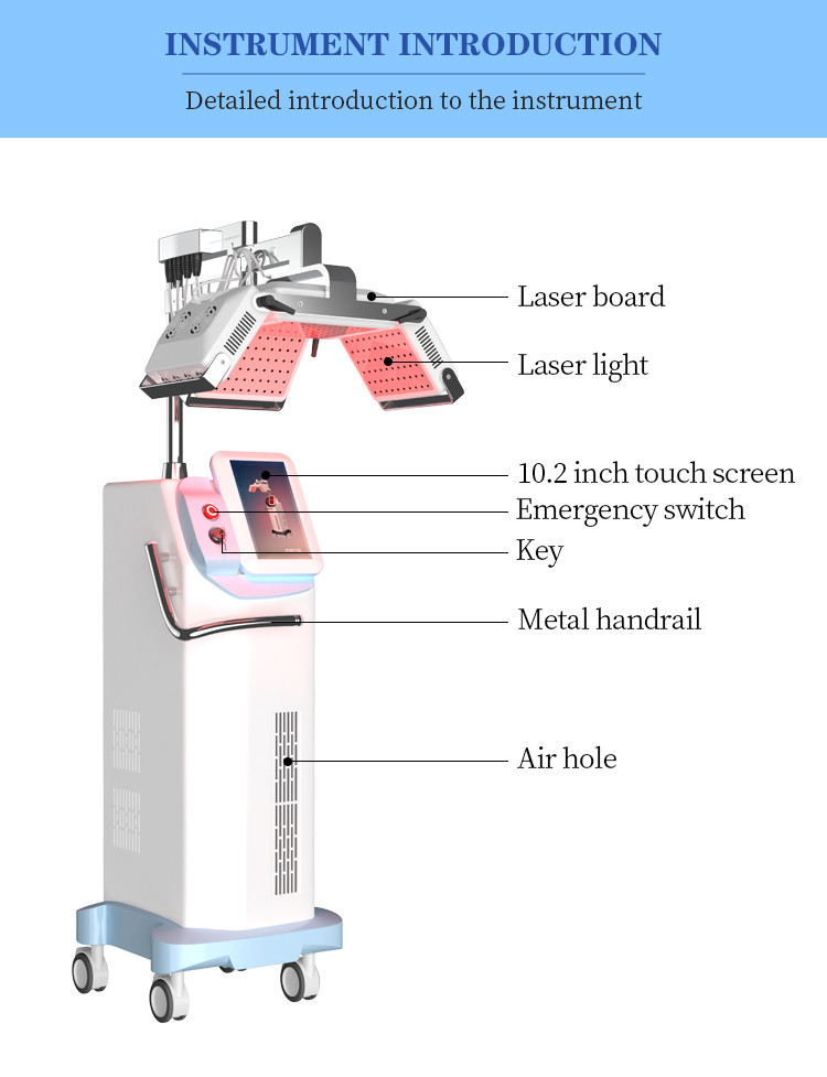 660nm Diode Laser Hair Growth Device For Hair Regeneration / Scalp Nourishment
