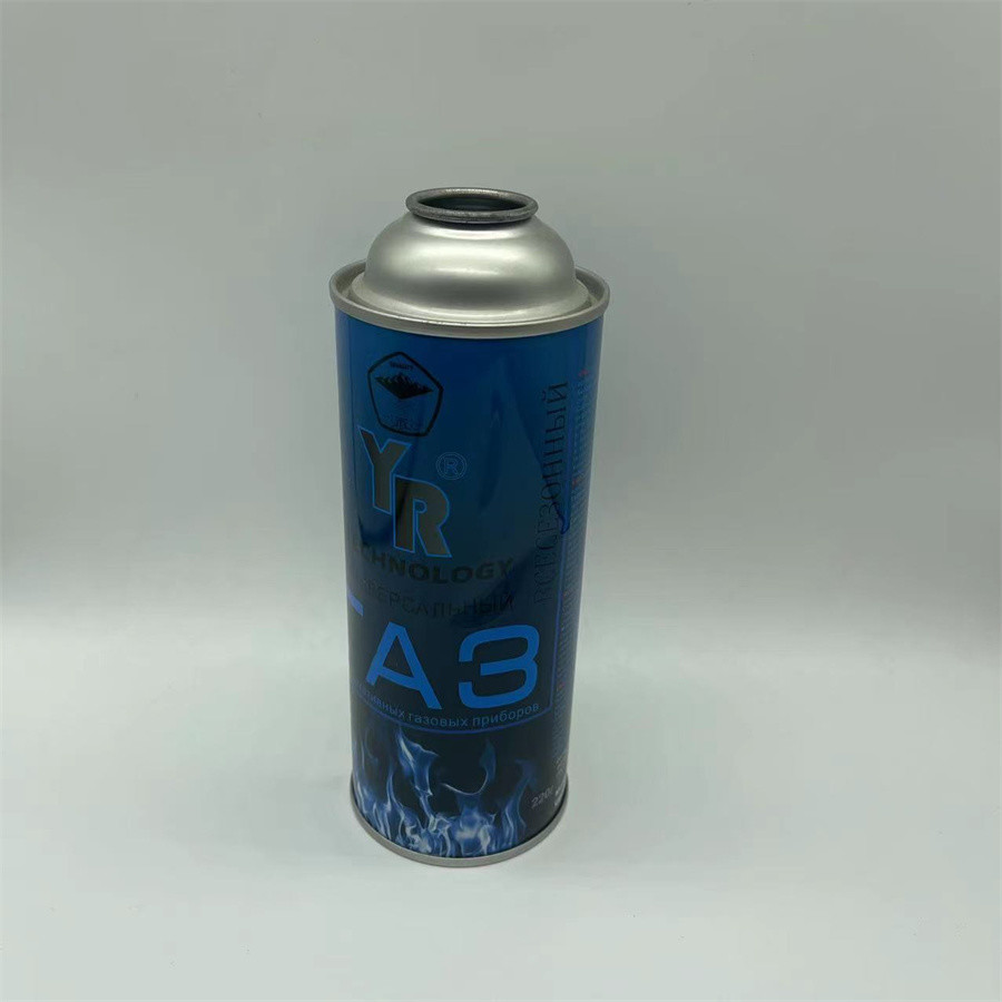 Outdoor Activities Butane Gas Canister with Straight Wall Tinplate