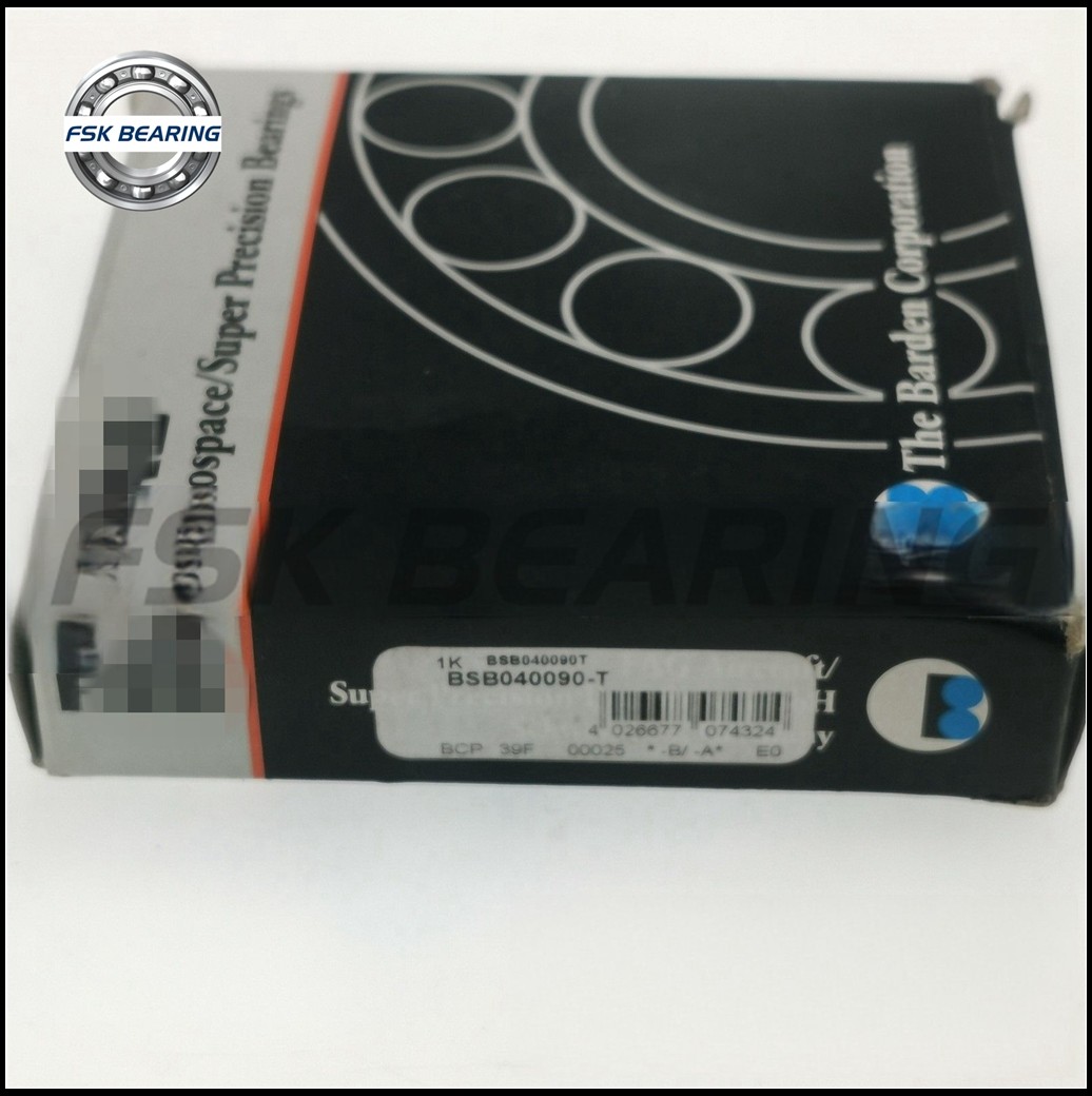 Single Direction BSB040090-T Axial Angular Contact Ball Bearing 40*90*20mm Plastic Molded Cage