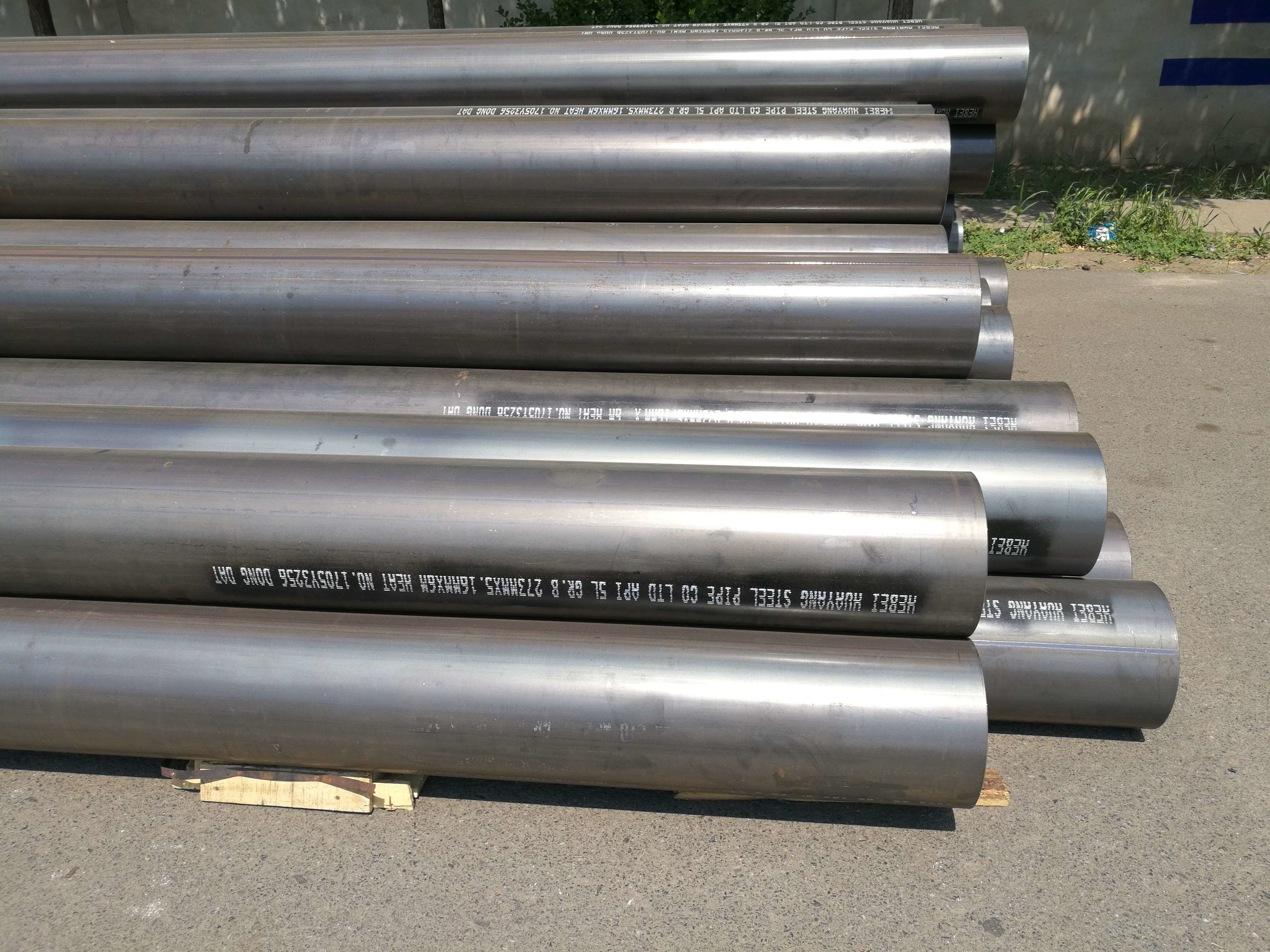 X52 X56 API 5L ASTM A53 DIN 2458 Welded ERW Black Pipe