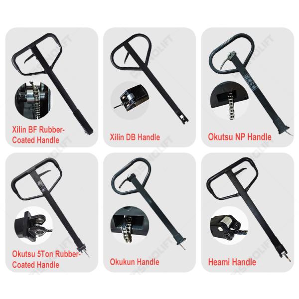 Ergonomic Pallet Truck Handle with Rubber Grip - Multi-Model Compatible
