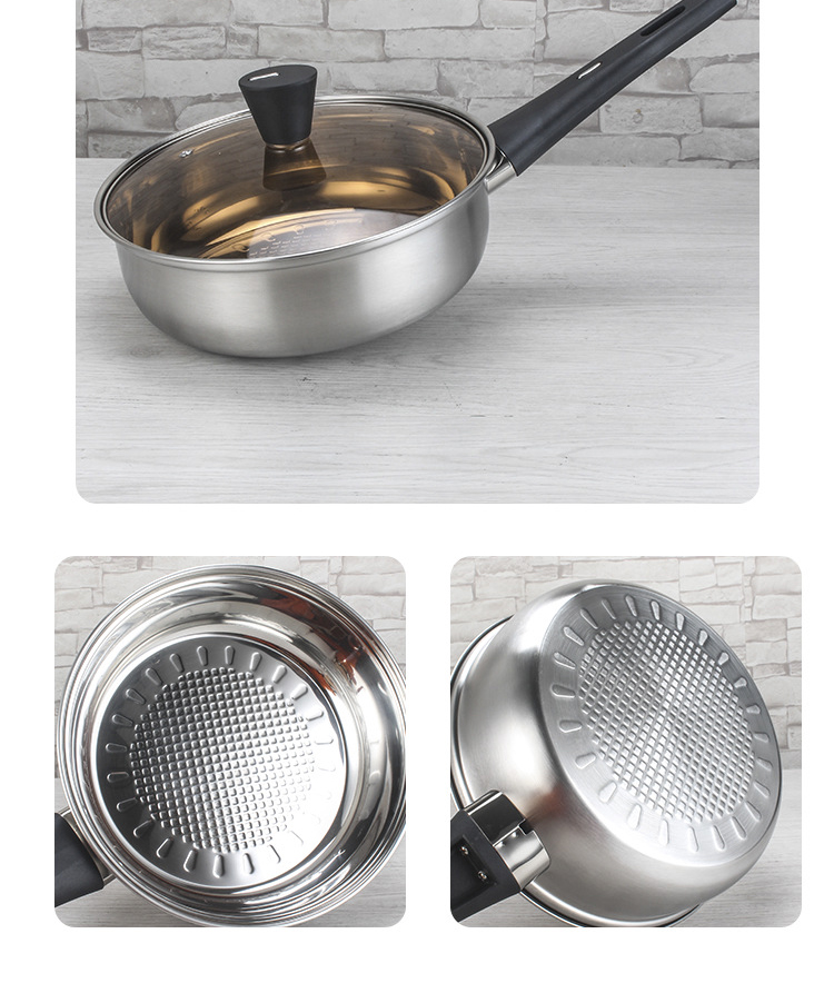 Hot Sale Pot Set New Bakelite Binaural Handle Cooking Soup Pot Set 304 Stainless Steel Cookware Set