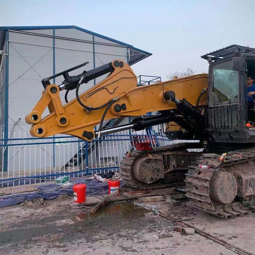 Yellow Short CX210 Excavator Tunnel Boom Q355B Material Durable