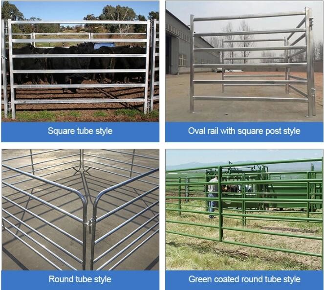 1.6x2.1m Heavy Duty Cattle Panel , Anti Rust Cattle Metal Fence Panels