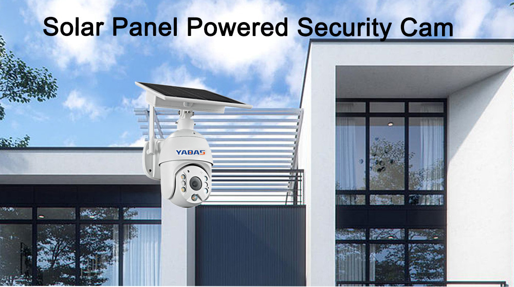 2K Home Security Camera 0.003W Standby Power Solar WiFi CCTV Camera