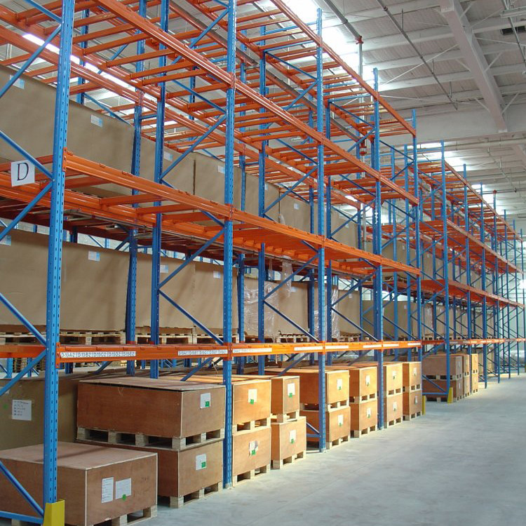 Logistics Heavy Duty Cargoes 4 Layers Selective Storage Racking