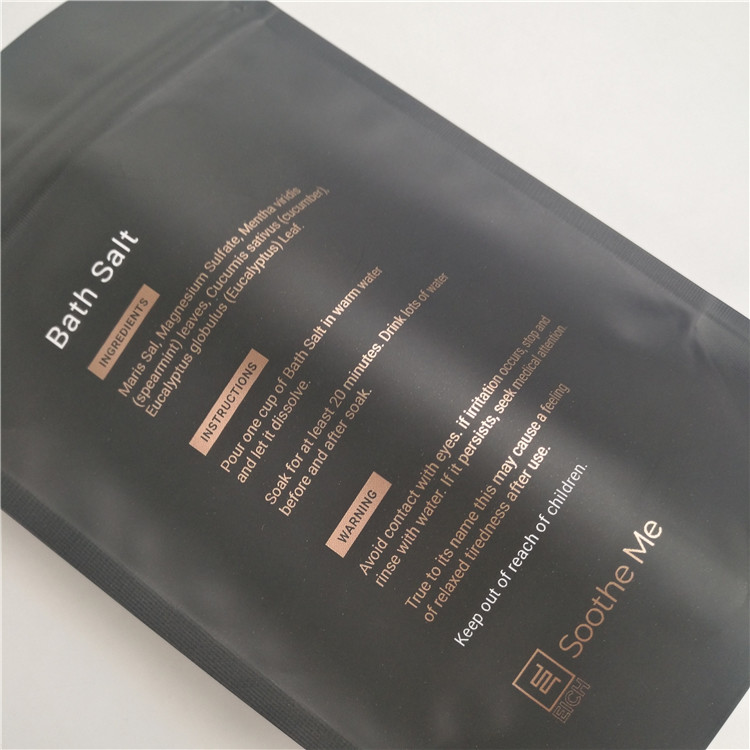 Doypack 200g Moisture Proof Foil Bags MOPP For Bath Salt
