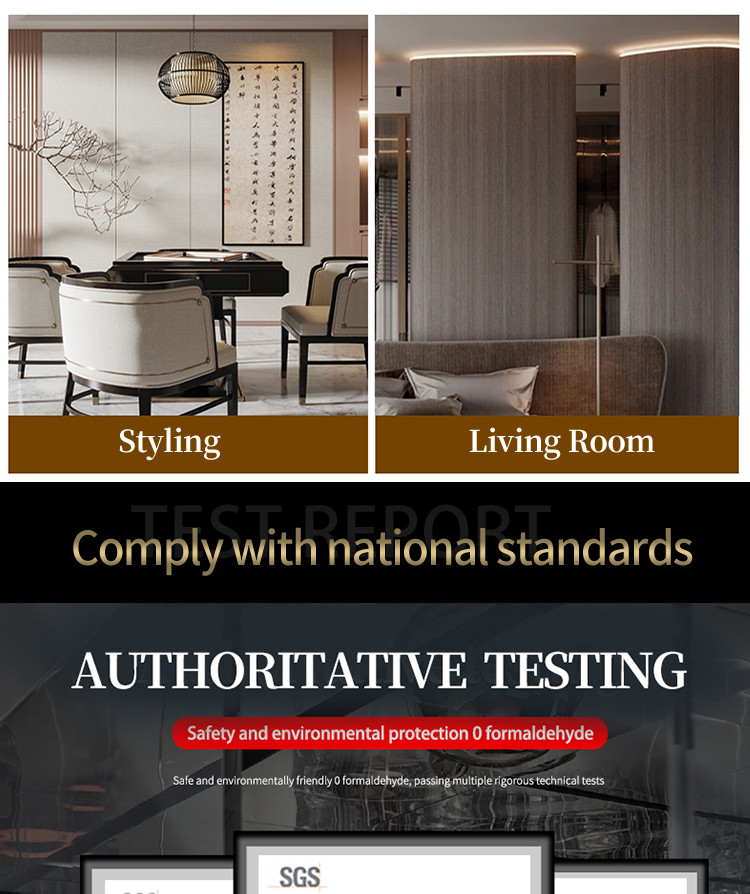 Waterproof And Mildew Proof Flat Wood Grain 1220mm Decorative PVC Wallboard Wall Panels
