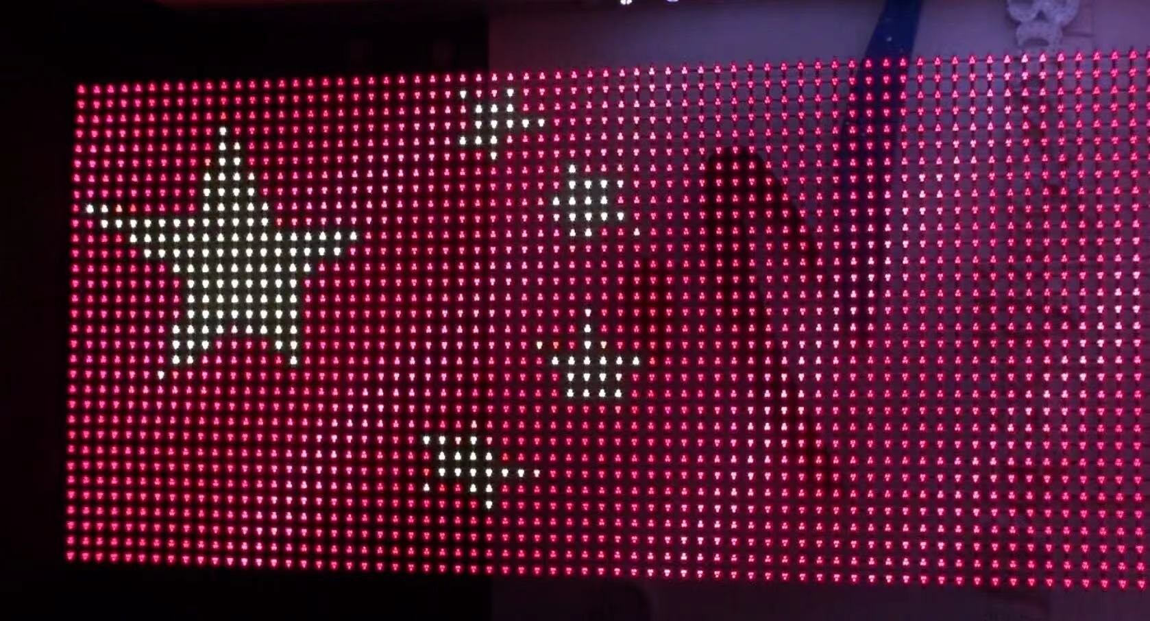 Flexible Outdoor Permanent LED Mesh Screen Festival Decoration Advertising