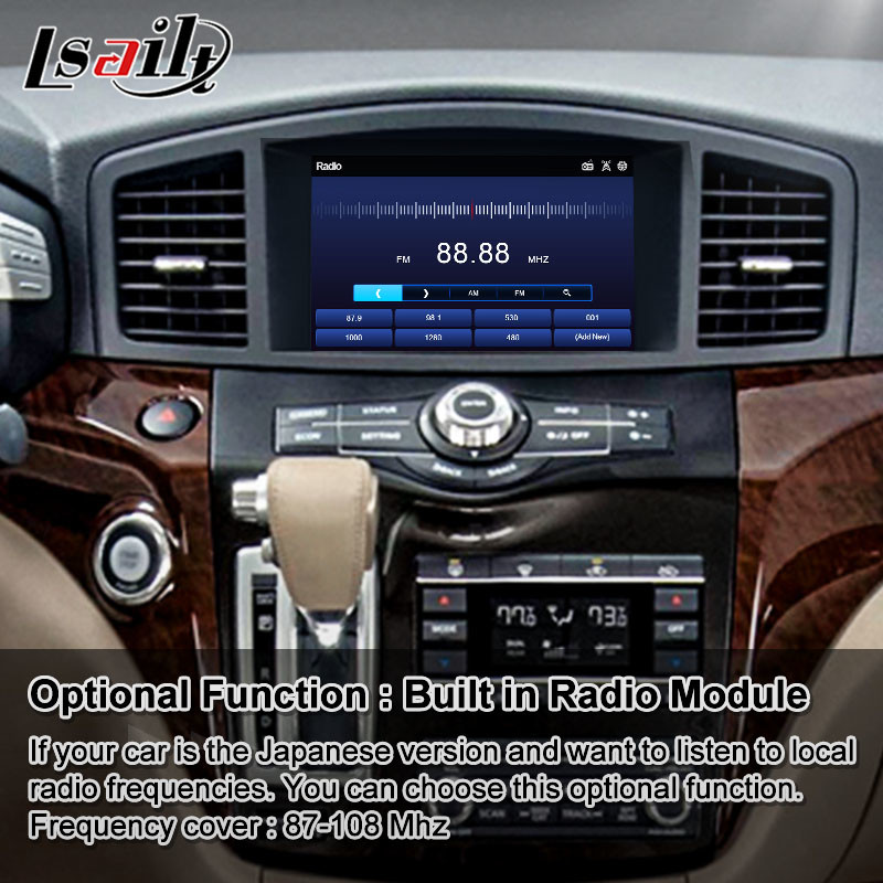 Lsailt 8 Inches Android Multimedia Carplay Interface Screen for 2011-2017 Nissan Quest E52