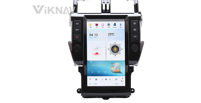 13.6 Inch Android Stereo For 2014-2017 Toyota Prado 128G Navigation GPS Multimedia DVD Player Android Wireless Carplay