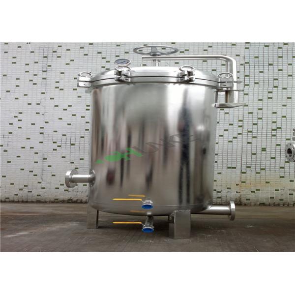 5 Micron Stainless Steel PP Cartridge Water Security filter Housing For RO System