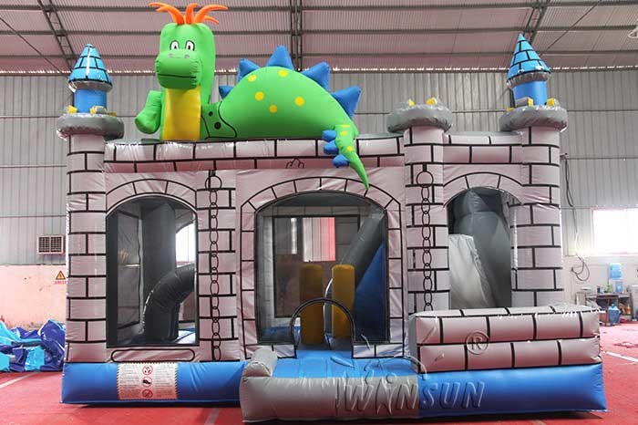 Chameleon Inflatable Bounce House With Air Blower And Repair Kits