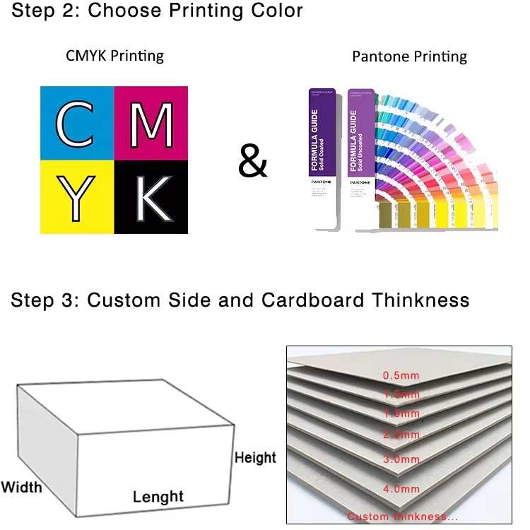 Customized Ribbon Magnets Flip Cover Jewelry Box Packaging Cardboard Paper Jewelry Box With Bow