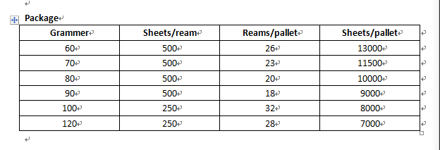 Brightness 98%-108% Woodfree Offset Paper for Exercise Booking 60/70/80/100/120gsm
