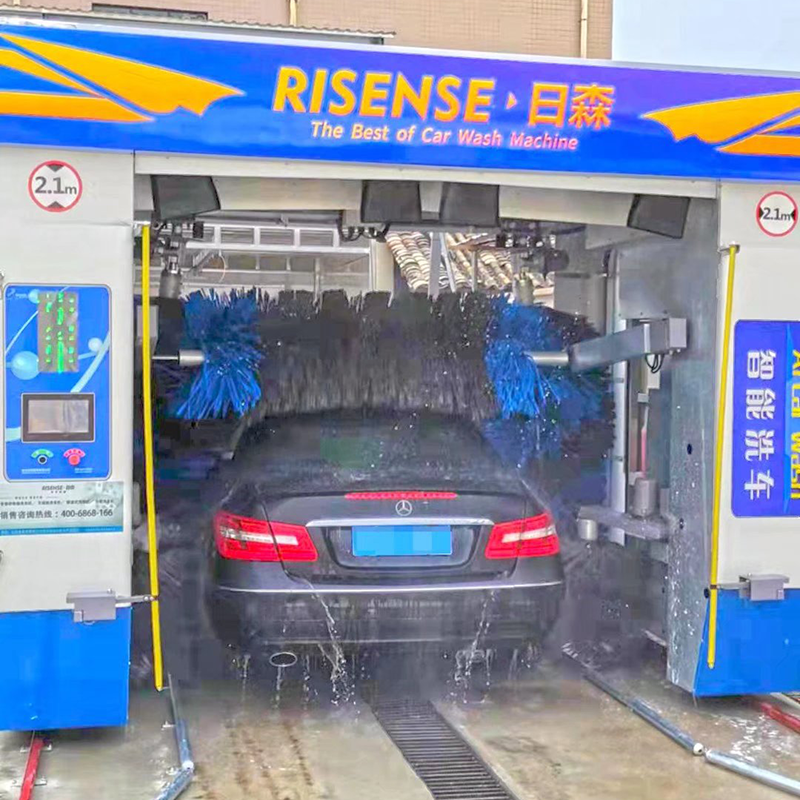 High Pressure Brush Washing Rollover Mobile Car Wash Machine Full Automatic