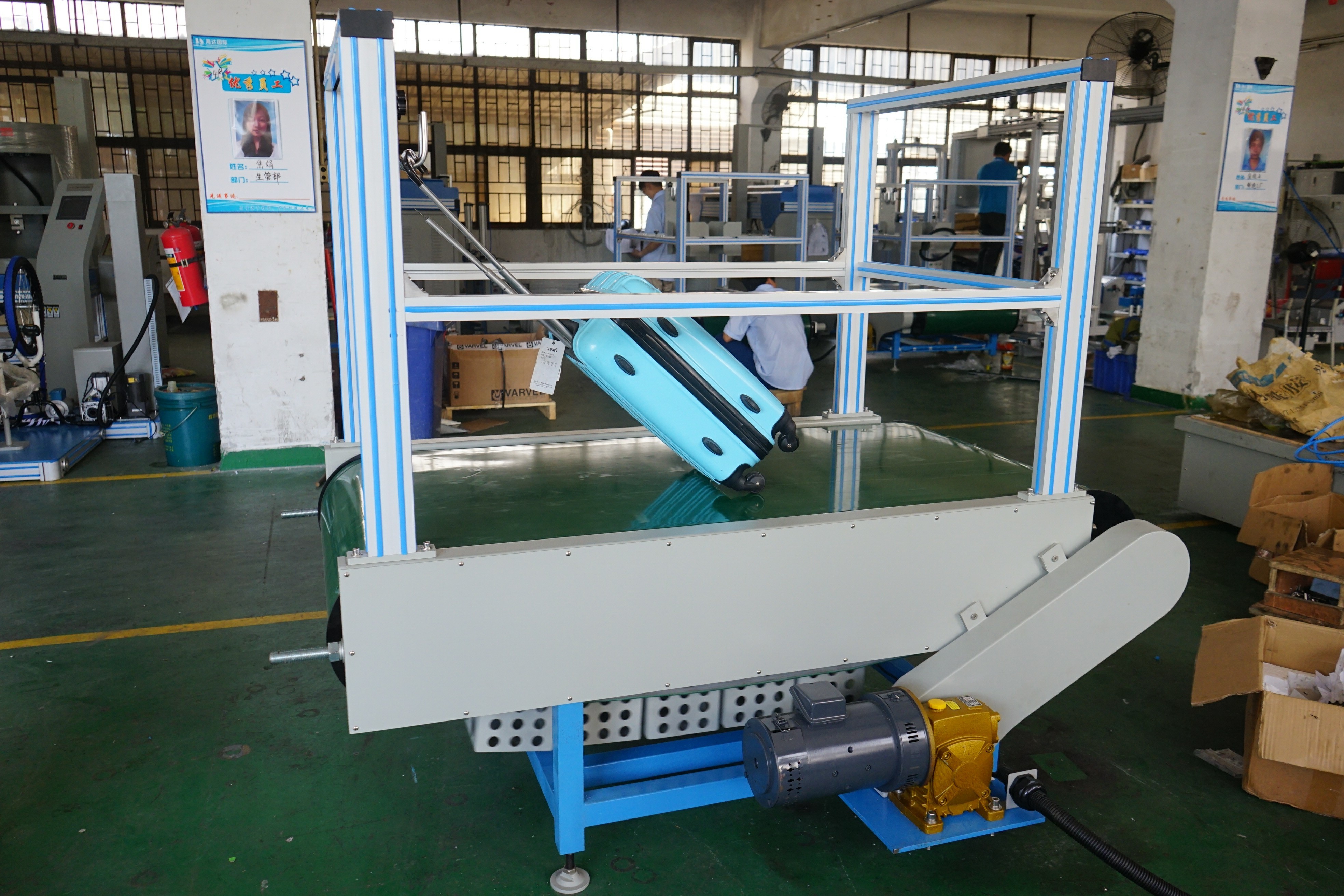 LCD Luggage Walking Fatigue Testing Equipment With QB/T 2920-2007