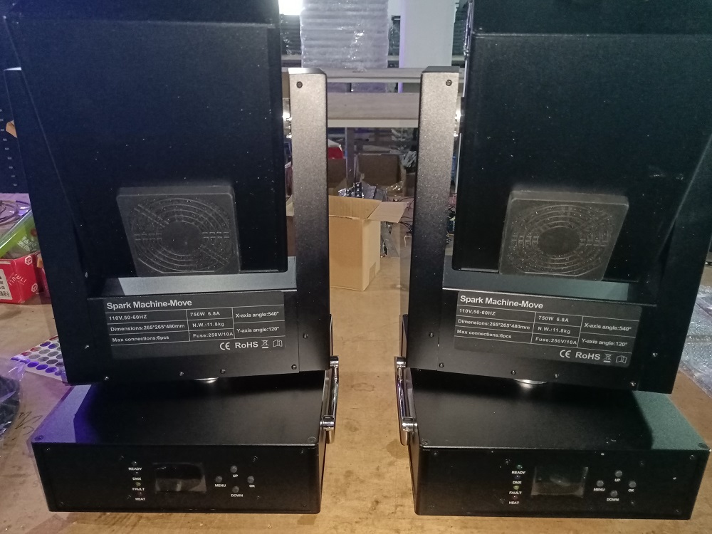 98 Ra Color Rendering Index DMX Stage Effect Machine for Stage Lighting Solutions