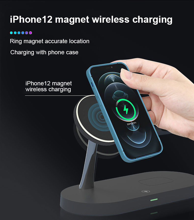 15W Wireless Charger Station