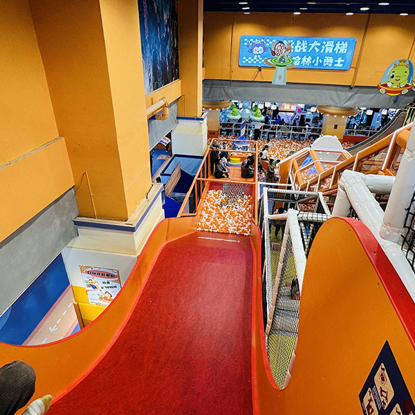 Devil Style Indoor Playroom Slide Amusement Park Attraction For Childrens