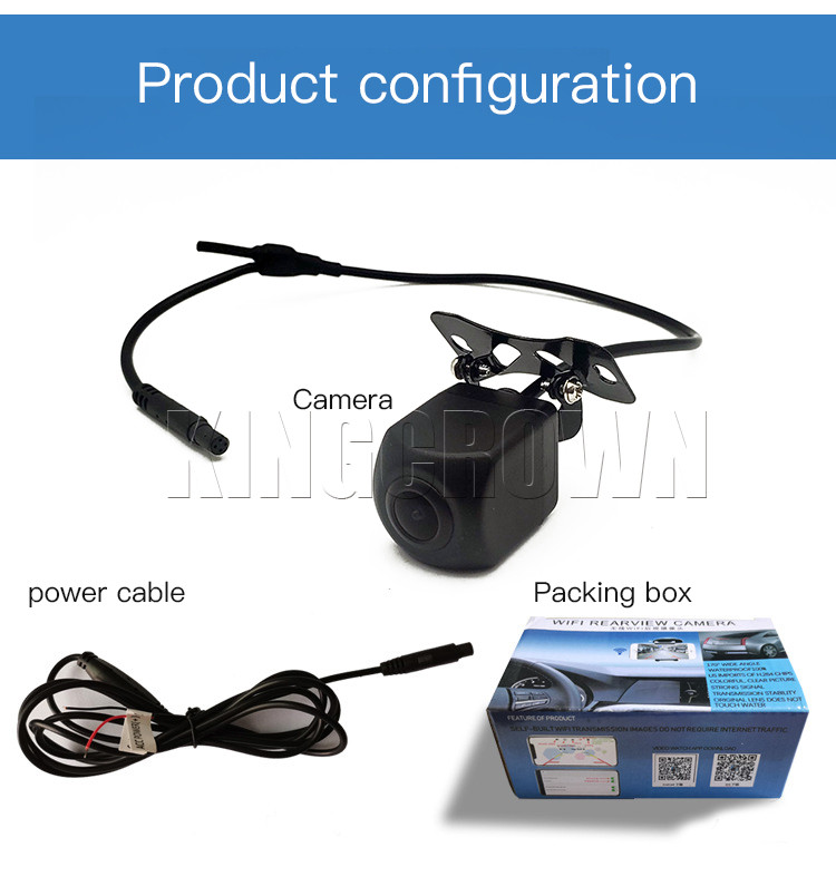 AHD Backup 1080P Wifi Reversing Camera Night Vision IP68 Waterproof