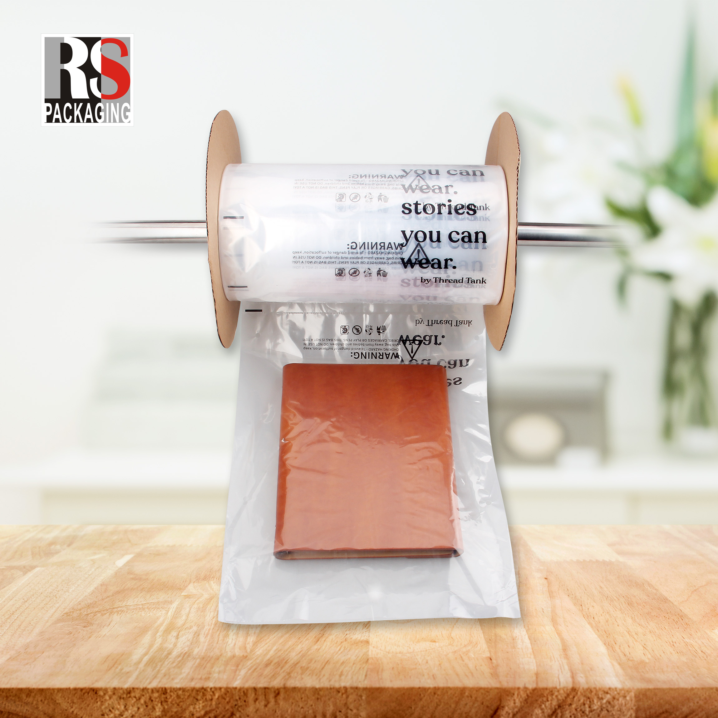 LDPE Perforated Pre Opened Plastic Bags Poly AutoBag On A Roll Gravure Printing