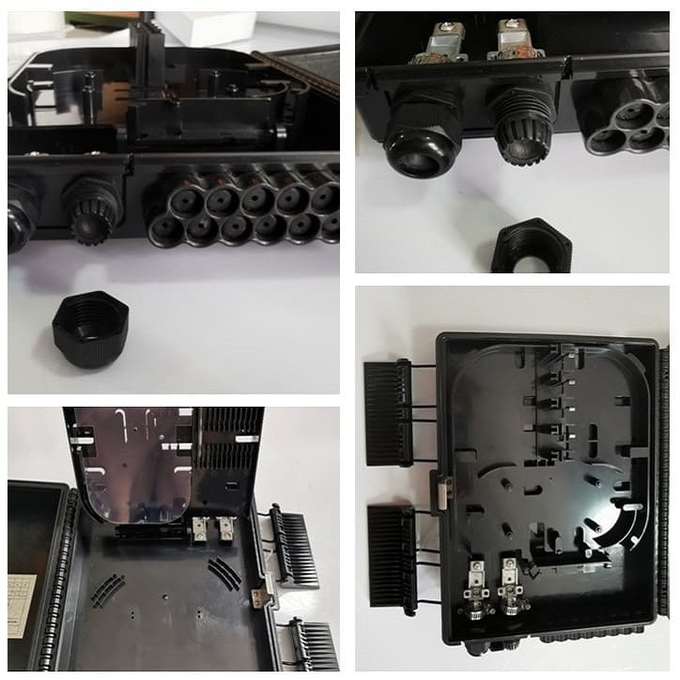 16Port Fiber Optic Terminal Box SC/LC/ST/FC LGX PLC SM/MM Wall-Mount