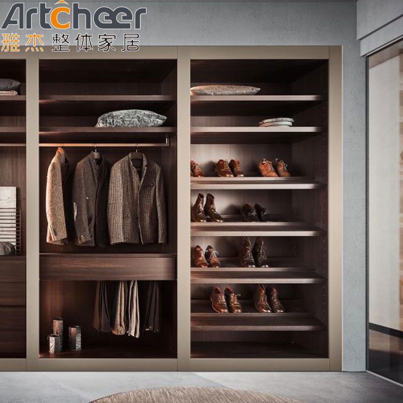 Bedroom Design Foldable Built In Wardrobe Closet With Laminated Finish