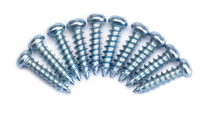 Zinc Plated Steel Phillips Drive Oval Head Pointed Screw Oval Head Self Tapping Screws