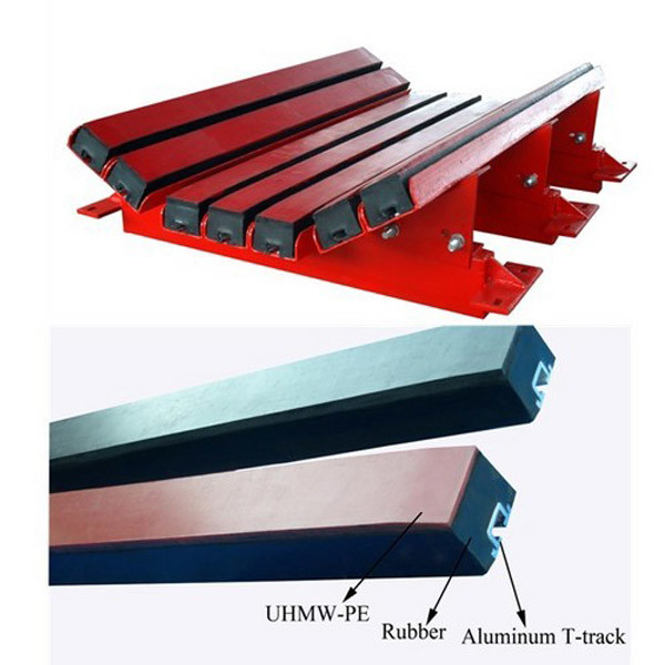 UHMWPE Polyurethane Rubber Slider Impact Roller Bed Wear Resistant Adjustable Buffer