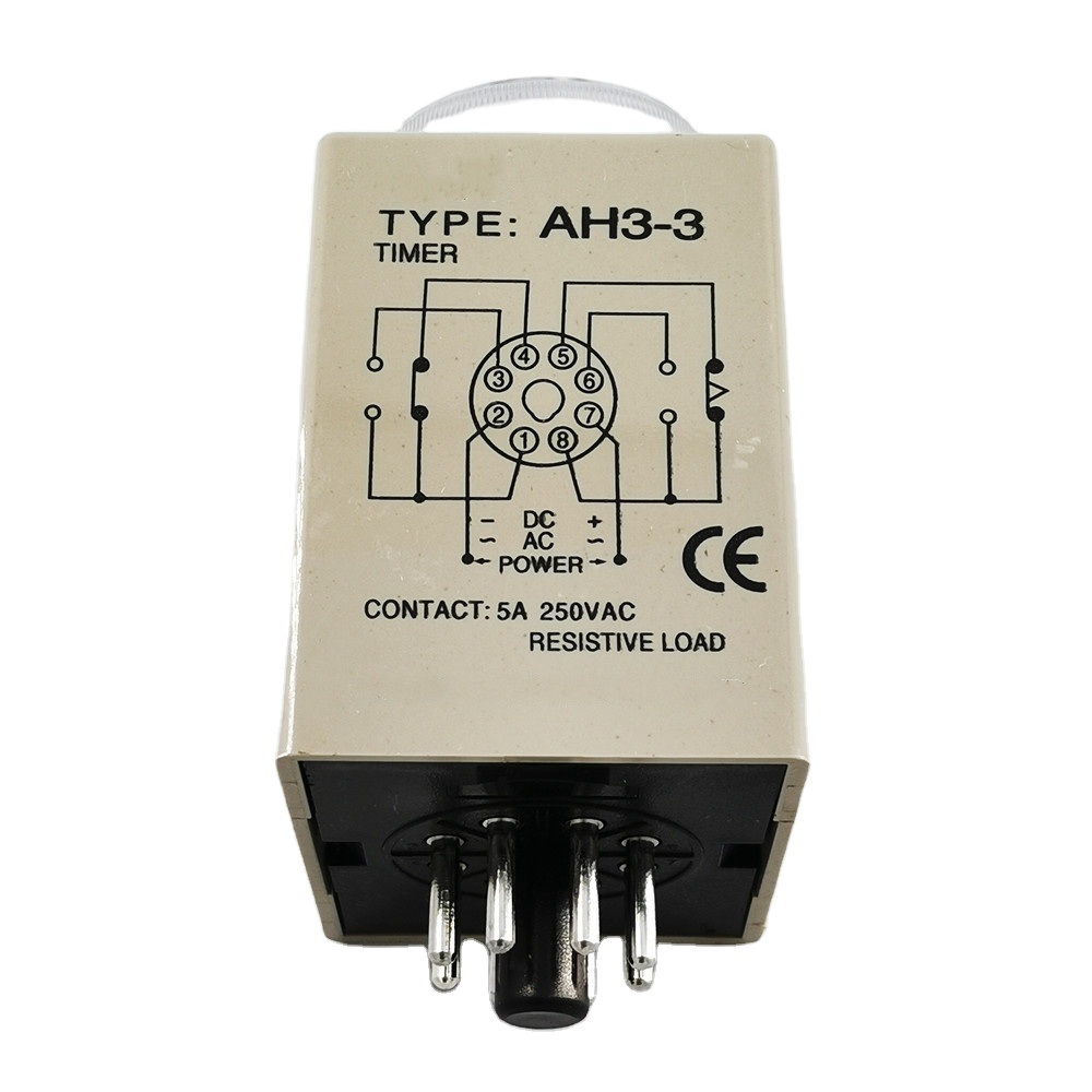 AH3-3 Mechanical Time Relay AC 250V 5A 0~60S Delay Timer