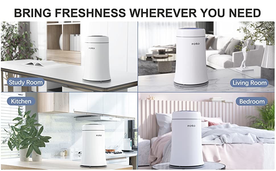 mini Photocatalysis Air Purifier 100m3/h CADR 99% Removal Rate for home