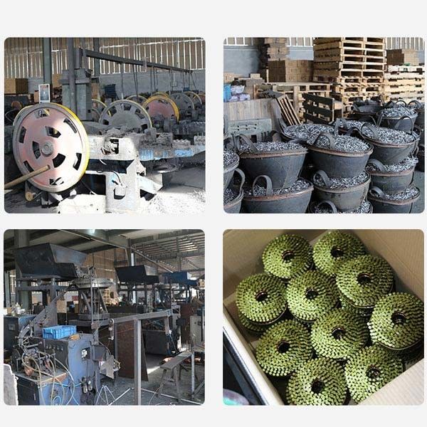 2.1 - 4.3 Mm Steel Pneumatic Nail Gun Wood Pallet Coil Nail