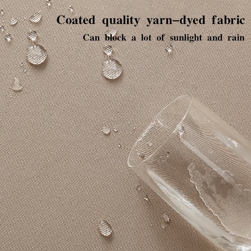 Wind Resistant Garden Patio Parasols Polyester Fabric Aluminum Beach Umbrella